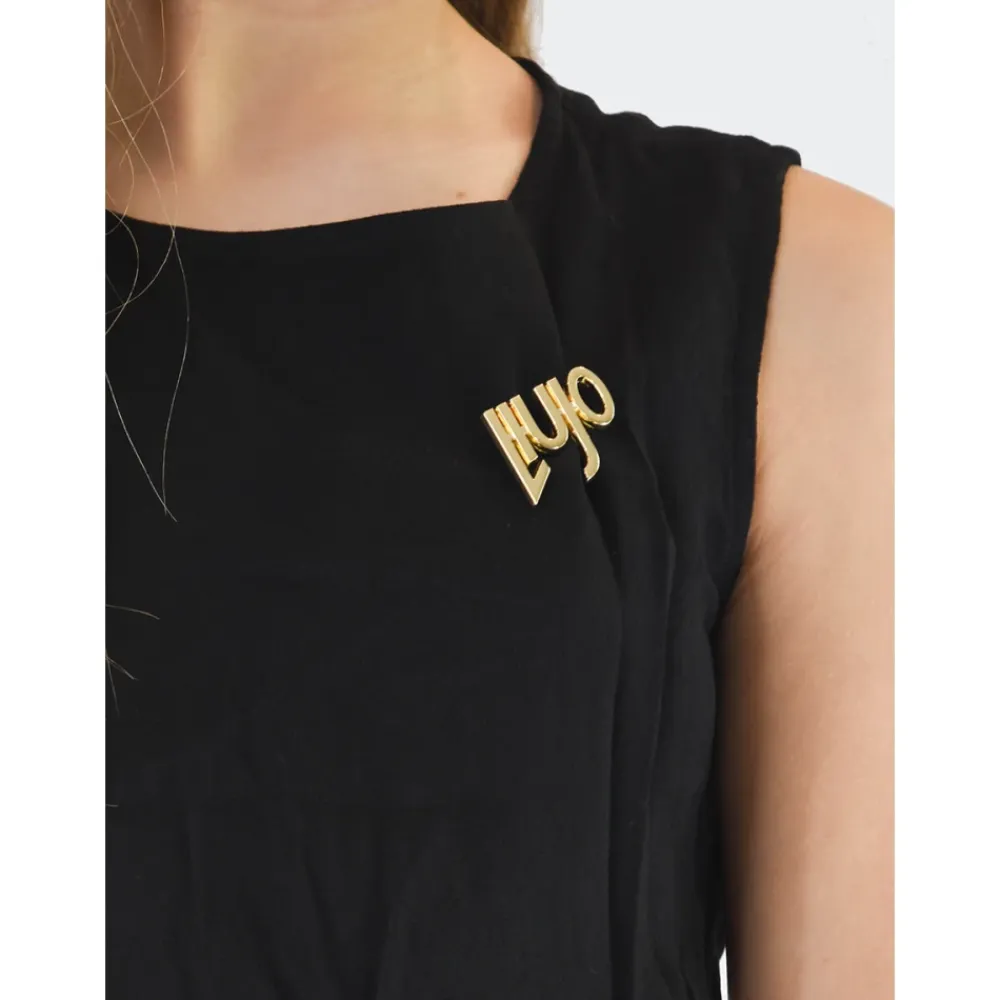 Abito tinta unita elegante con zip posteriore>Liu Jo New