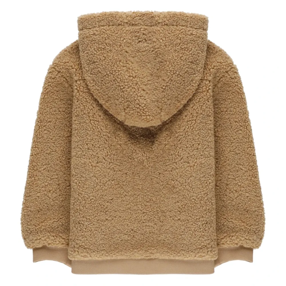 Baby Bouclé Kapuzenpullover>Moschino Hot
