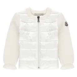 Baby Gepolsterte Strickjacke Rundhals Frontreißverschluss>Moncler Best