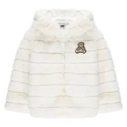 Baby Mädchen Elfenbein Kapuzenpullover>Moschino Sale