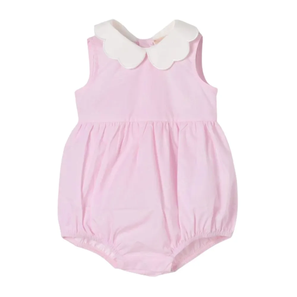 Baby-Romper mit Peter-Pan-Kragen>Elisabetta Franchi Online