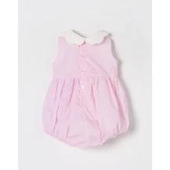 Baby-Romper mit Peter-Pan-Kragen>Elisabetta Franchi Online