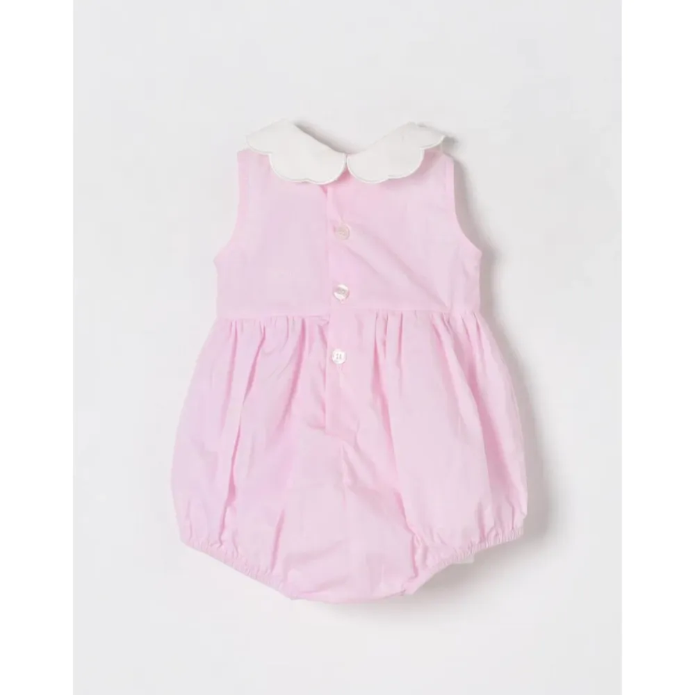 Baby-Romper mit Peter-Pan-Kragen>Elisabetta Franchi Online