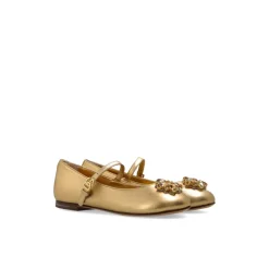 Ballerinas aus Nappaleder mit Broschen>Dolce & Gabbana Online