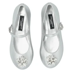 Ballerinas aus Nappaleder mit Brosche><noscript><img width=