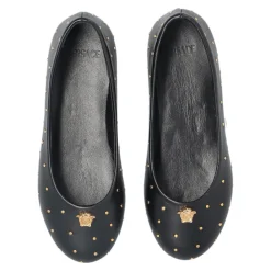 Ballerinas aus verziertem Leder><noscript><img width=