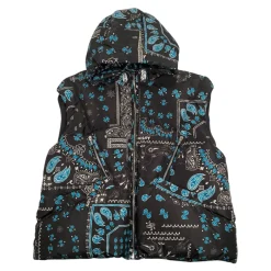 Bandana Print Iconic Daunenweste>Khrisjoy New
