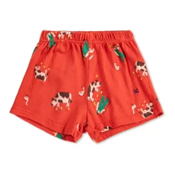 Baumwollshorts mit Print>Bobo Choses Clearance