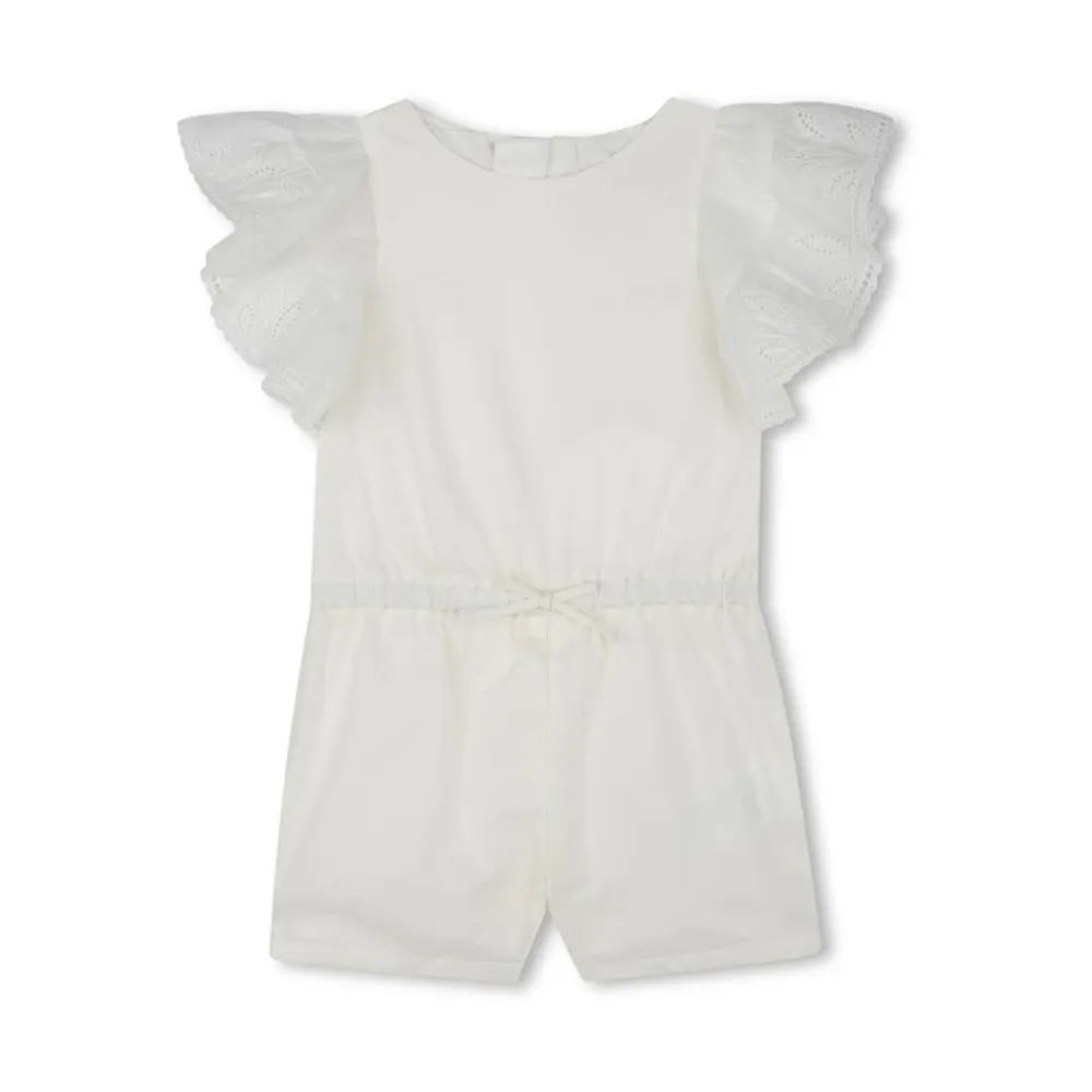 Baumwoll-Top mit Zierborte>Chloé Online