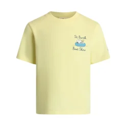 Baumwoll-T-Shirt mit St. Barth Sportclub-Aufdruck>MC2 Saint Barth Online