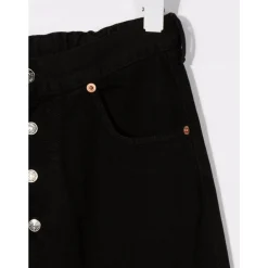 Baumwollweite Bein Jeans für Mädchen><noscript><img width=