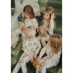 Bedruckter zweiteiliger Pyjama><noscript><img width=