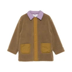 Beige Teddy Textur Kragen Jacke>Bobo Choses Discount