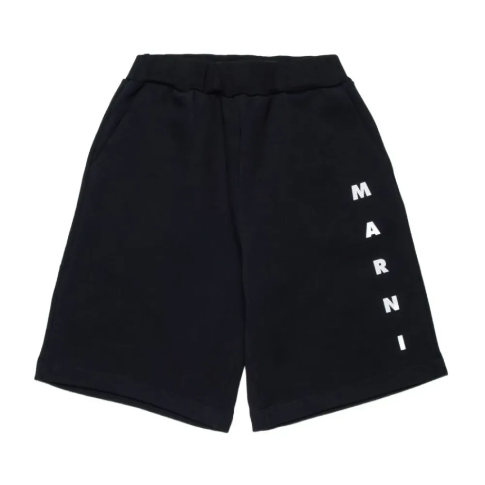 Bermuda-Shorts mit Logo-Print>Marni Online