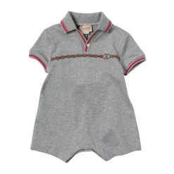 Bestickter Polo-Strampler für Babys>Gucci Hot