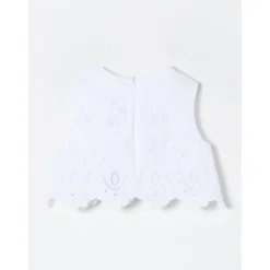 Besticktes Oberteil mit gewellten Kanten>Dolce & Gabbana Clearance