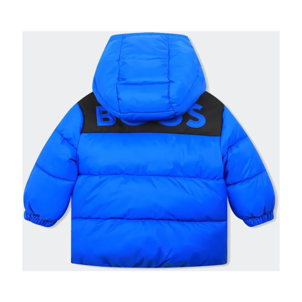 Bicolor Nylon Puffer Jacket>Hugo Online