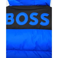 Bicolor Nylon Puffer Jacket><noscript><img width=