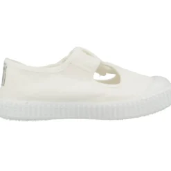 Blau Canvas Klettverschluss Sneakers für Jungen><noscript><img width=