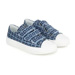 Denim Sneakers mit 4G Muster>Givenchy