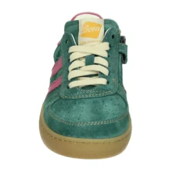 Blau Leder und Wildleder Mädchenschuhe>Ocra Sale