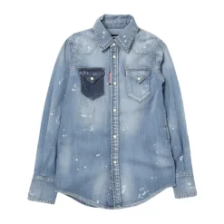 Paint Splatter Hemd für Kinder>Dsquared2 Sale