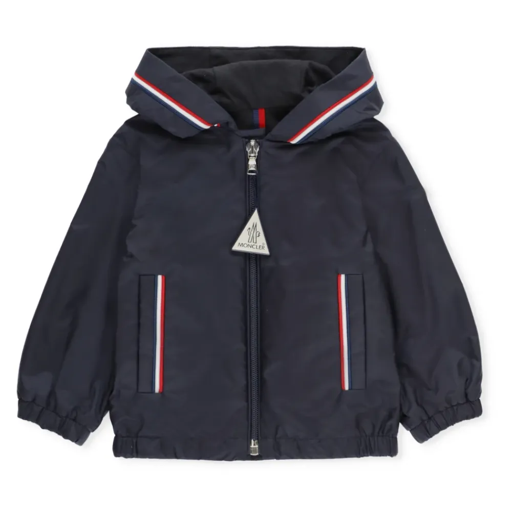 e Babyjacke mit Kapuze und Reißverschluss>Moncler Outlet
