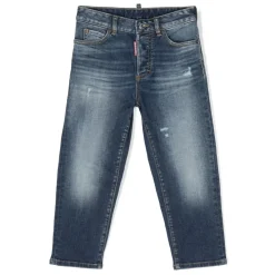 e Baumwolljeans mit Logo-Patch>Dsquared2 New