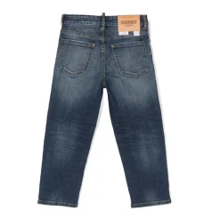 e Baumwolljeans mit Logo-Patch>Dsquared2 New