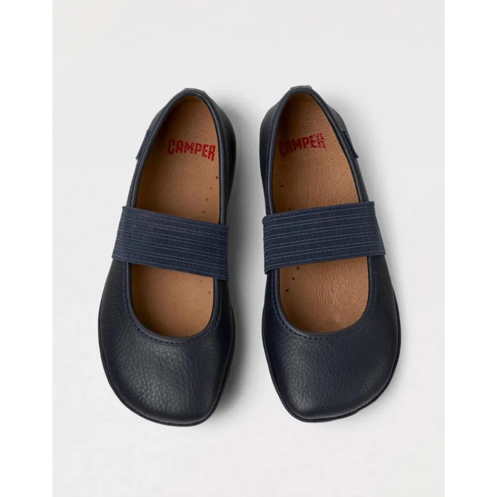 e Leder Kinderschuhe mit Klettverschluss>Camper Online