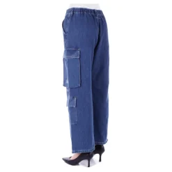 e Reißverschluss-Jeans mit Taschen><noscript><img width=