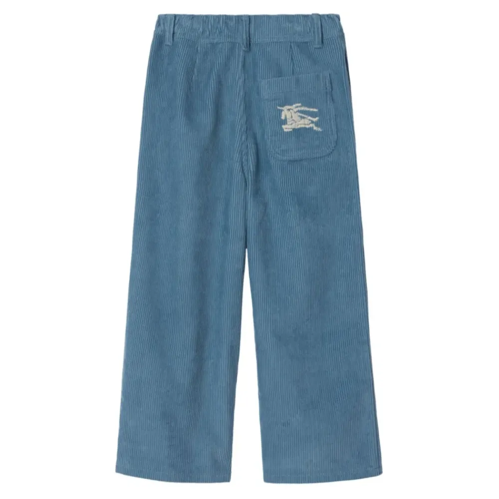 e Samtgerippte Hose Kinder>Burberry