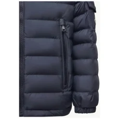 er Daunengefüllter Kindermantel mit Kapuze><noscript><img width=