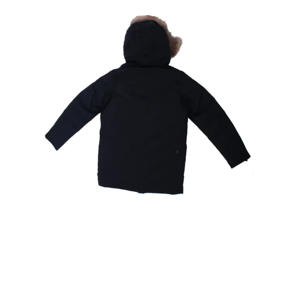 er Kapuzenmantel mit Fellbesatz>Woolrich New