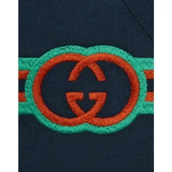 er Kapuzenpullover mit gestreiftem Logo><noscript><img width=