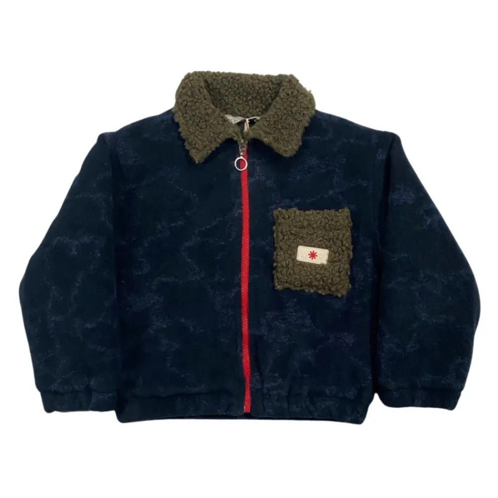 er Sherpa Kinderjacke mit Grünen Details>Manuel Ritz