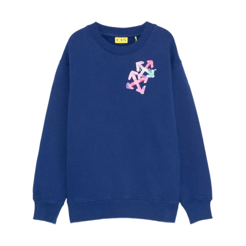 er Sweatshirt mit Grafikdruck und Rundhalsausschnitt>Off White Sale