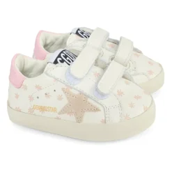 Blumige e Sneaker mit Riemenverschlüssen><noscript><img width=