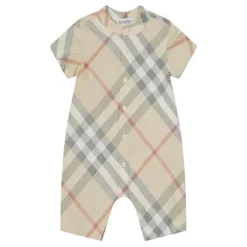 Blurry Check Romper>Burberry New