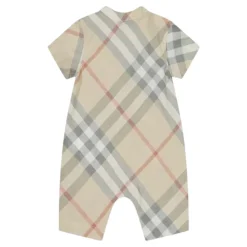 Blurry Check Romper>Burberry New