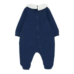 Body mit Peter-Pan-Kragen und Teddybär-Print mit Druckknopf-Booties>Moschino Discount