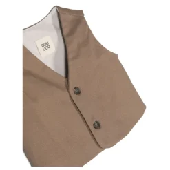 e Baumwoll-Gilet-Jacke mit Logo-Print><noscript><img width=