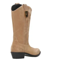 e Wildleder Camperos Stiefel mit Logo><noscript><img width=