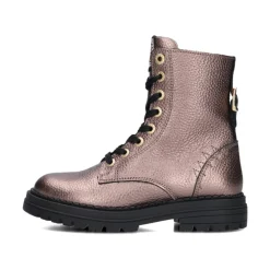 Bronzefarbene Schnürstiefel für Stilvolle Mädchen>Red Rag Online