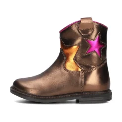 Bronzefarbene Stiefeletten mit Cowboy-Akzenten>Pinocchio Hot