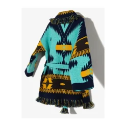 Bunter Intarsia-Strick-Cardigan><noscript><img width=