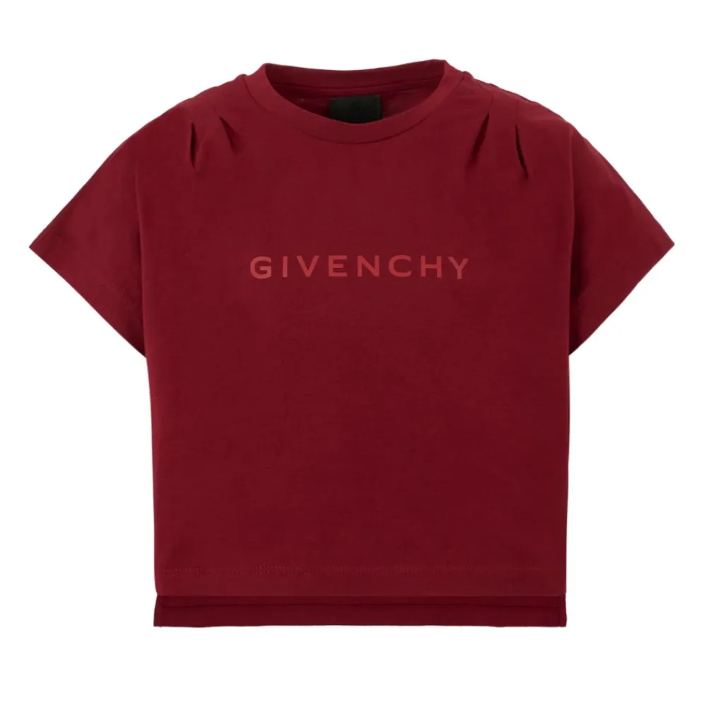 Burgund Kurzarm T-Shirt 4G Motiv>Givenchy New