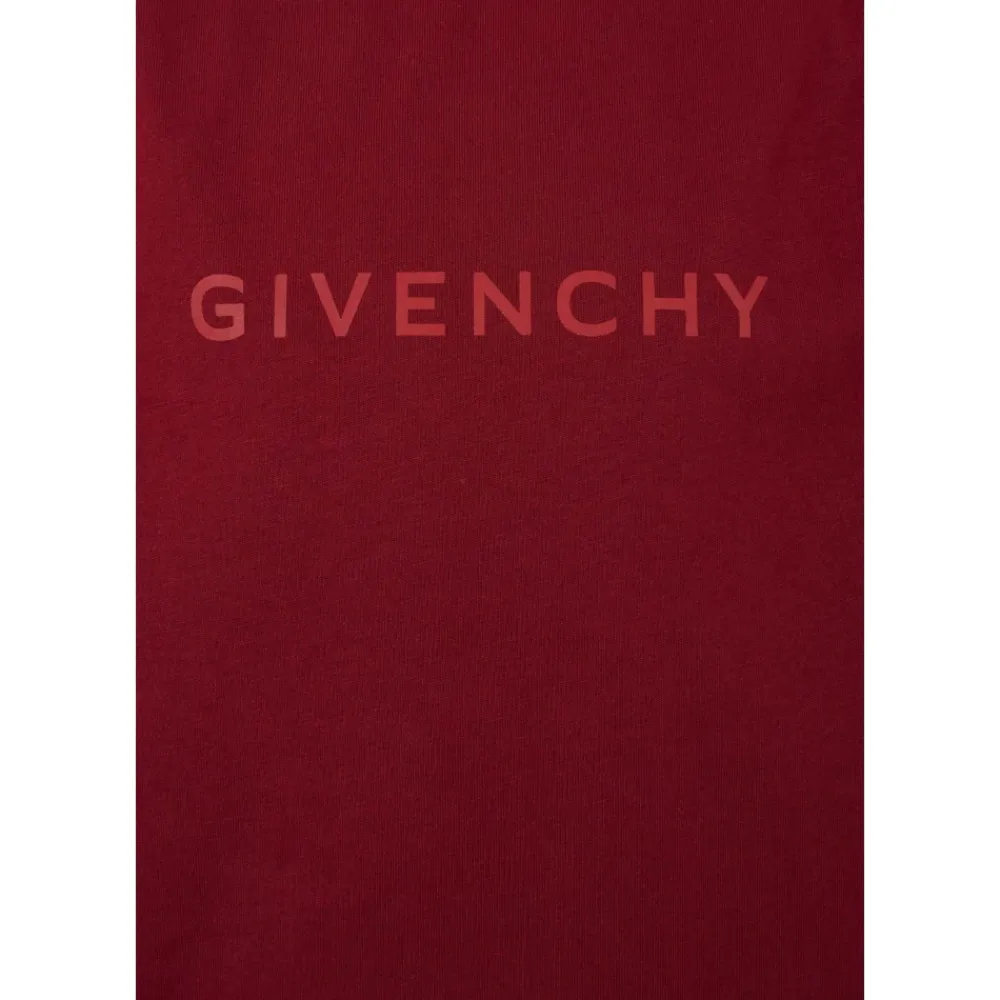 Burgund Kurzarm T-Shirt 4G Motiv>Givenchy New