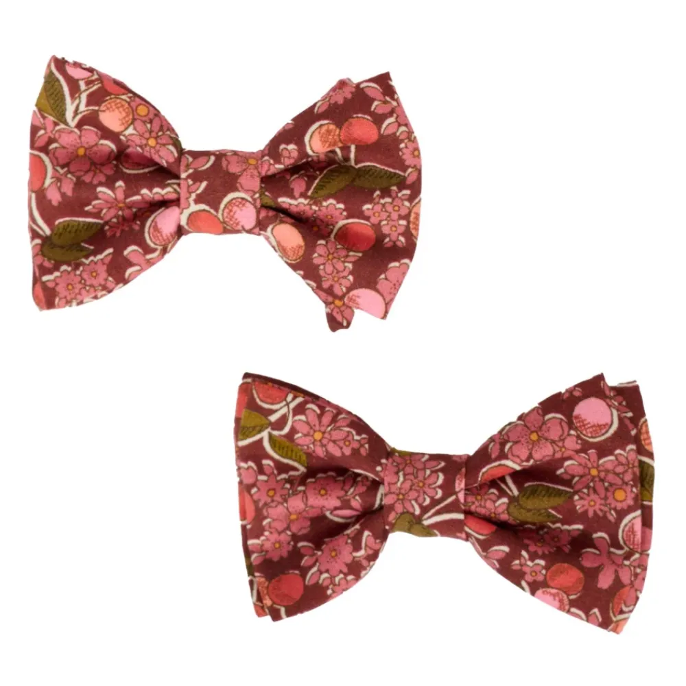 Burgunder Haarspangen Set mit Kirschen>Bonpoint Best