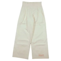 Butterfarbene High-Waist Schlaghose>Elisabetta Franchi Online